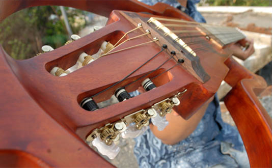 Gitar Hybrid 12 Dawai Asli Indonesia 