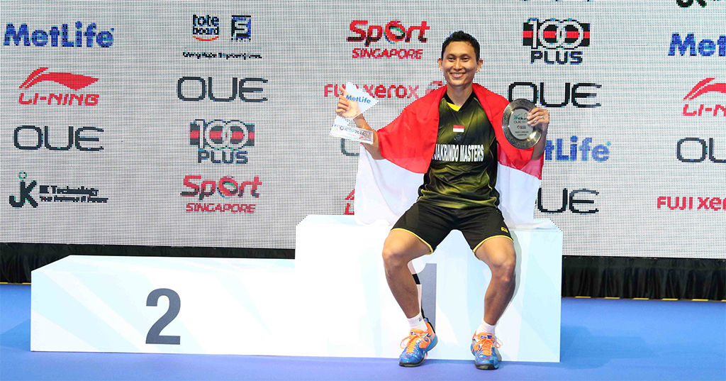 Sang Legenda Kembali, Sony Dwi Kuncoro menangi Singapore Open 2016
