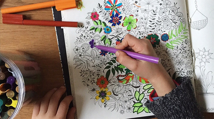 Coloring, Cara Baru Usir Stress