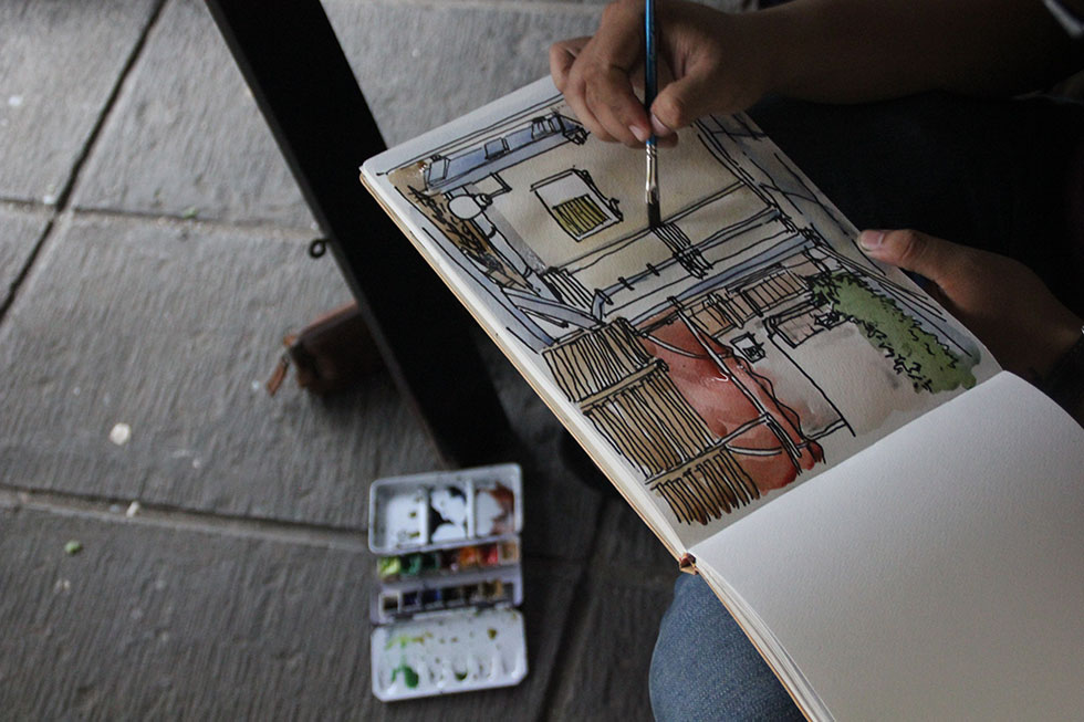 Indonesia’s Sketcher Menggambar Tanpa Pola dan Konsep