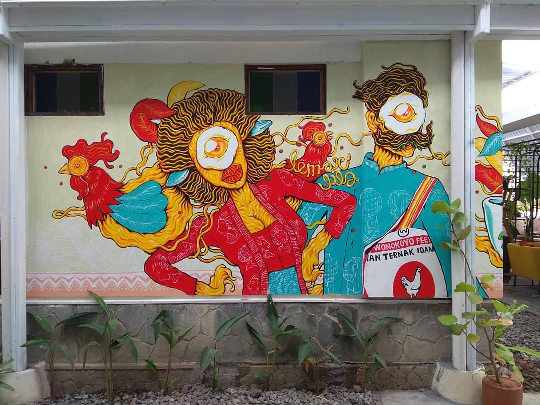 Karya Seni Pop Serba Mie Instan