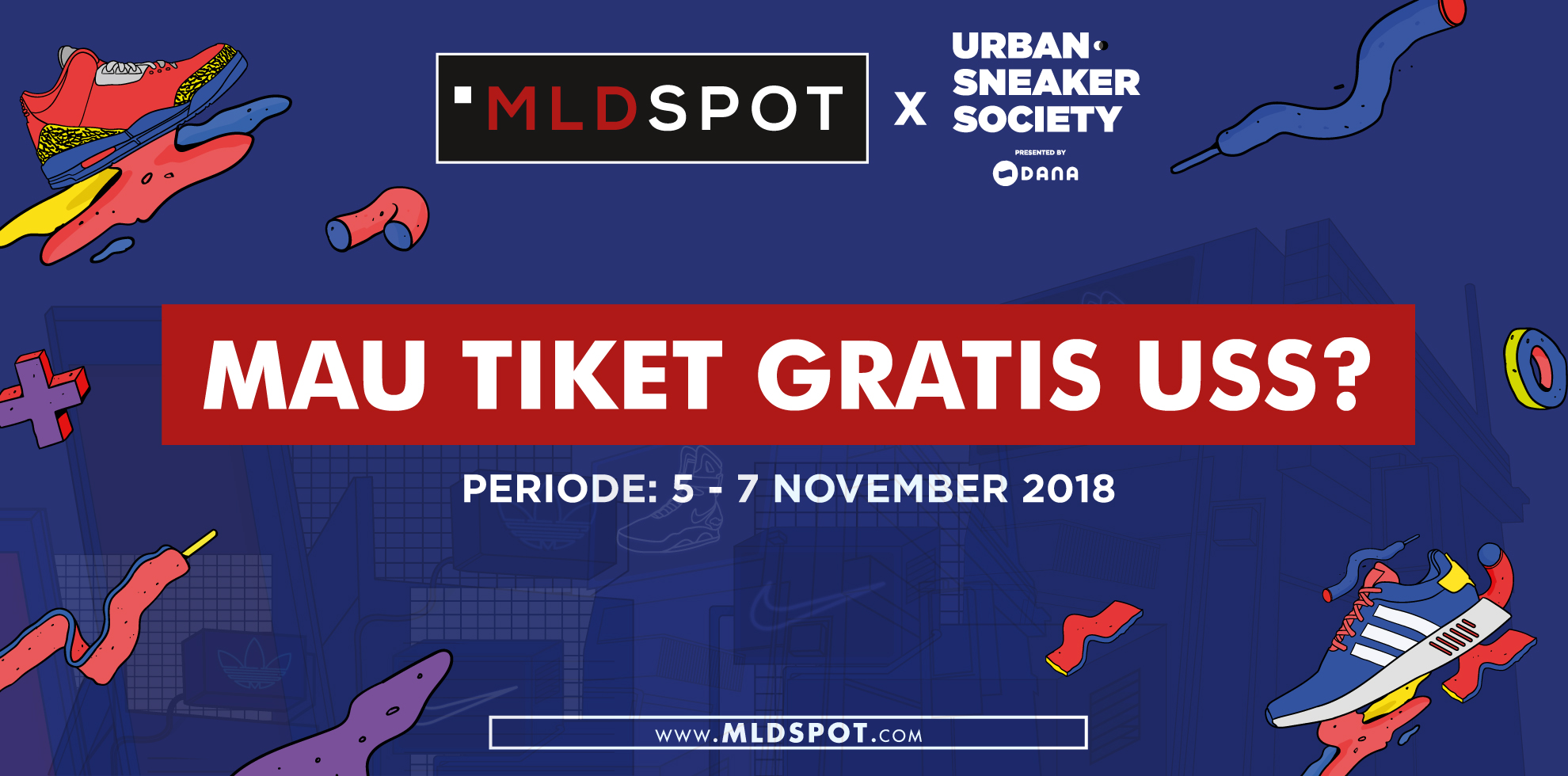 MLDSPOT Bagi-Bagi Tiket Urban Sneakers Society Gratis!