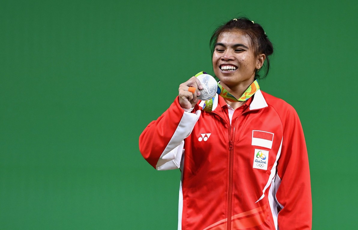 Sri Wahyuni Mojang Bandung yang Mendapatkan Medali Perak Olimpiade Rio
