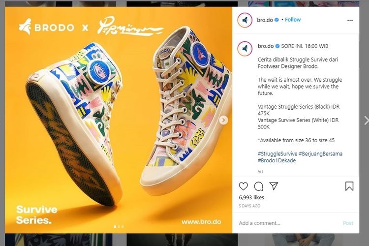 Kolaborasi Brodo X Popomangun Menghadirkan Karya Warna-Warni!