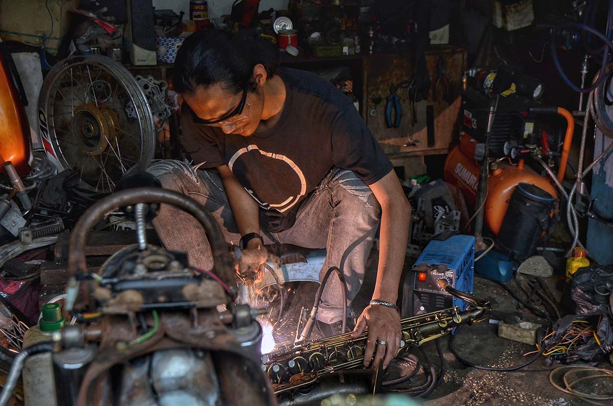 Berani Beda, Saksofonis Endro Trilaksono Rilis Album dengan Harga Seikhlasnya