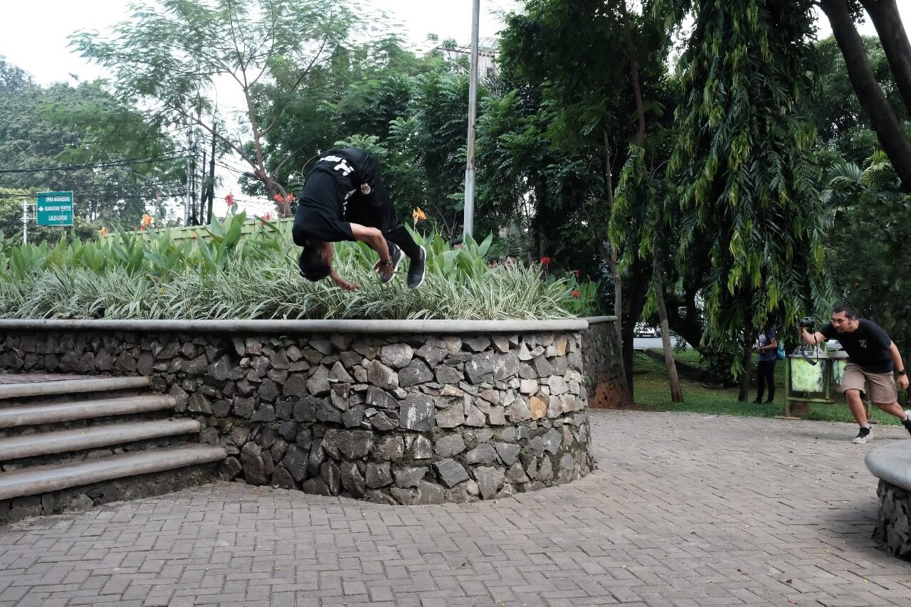 Menilik Kongaroo Team, Komunitas Parkour dari Pinggir Jakarta