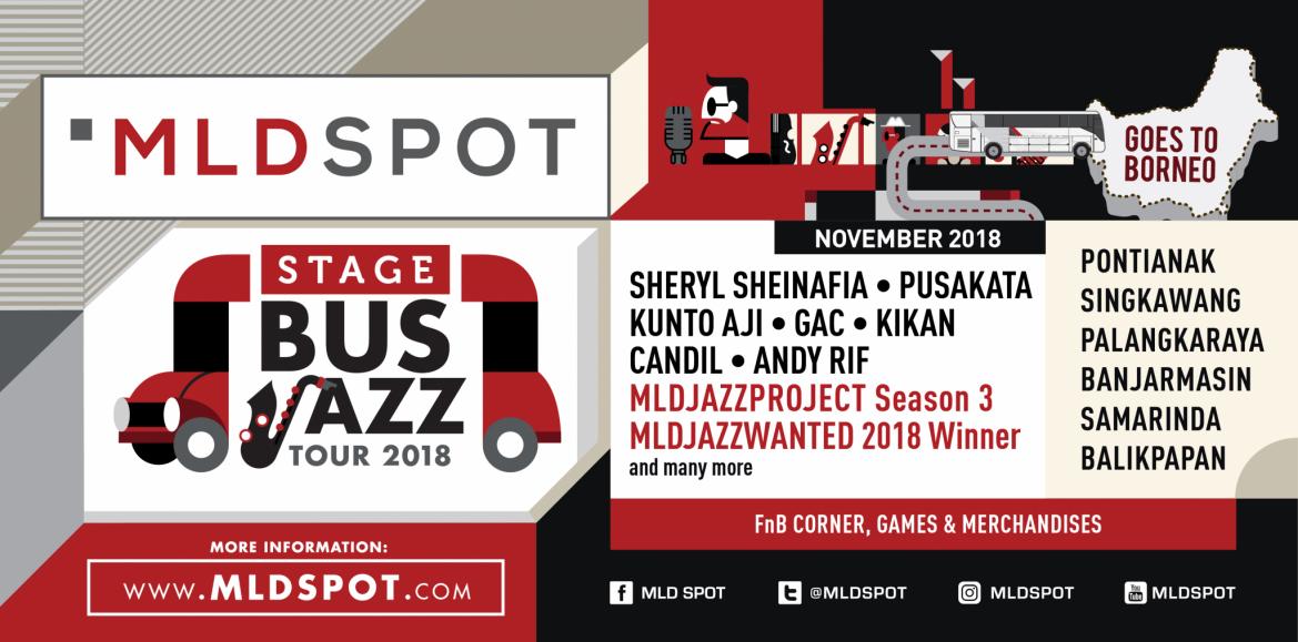 Stage Bus Jazz Tour 2018 Akan Hadir Pertama Kali di Kalimantan!