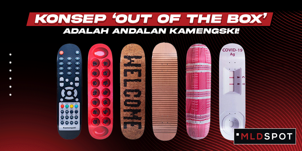 Kamengski Rilis Papan Skateboard dengan Visual Anti-Mainstream
